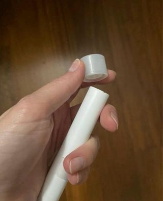 Barra Cortina Extensible Plástico blanca