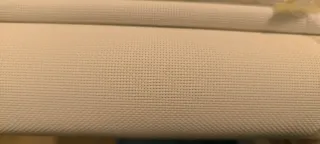 Estor enrollable blanco tela