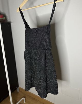 Mono fiesta Lefties negro brillante talla S