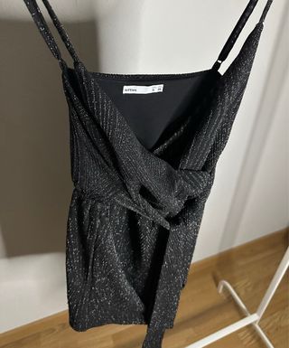 Mono fiesta Lefties negro brillante talla S