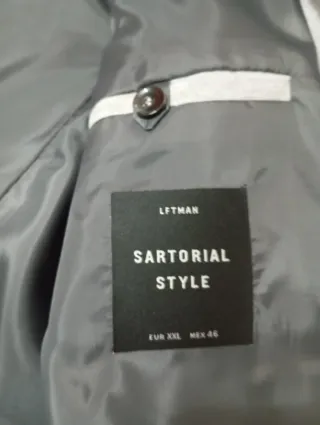 Americana LIFMAN Gris con etiqueta