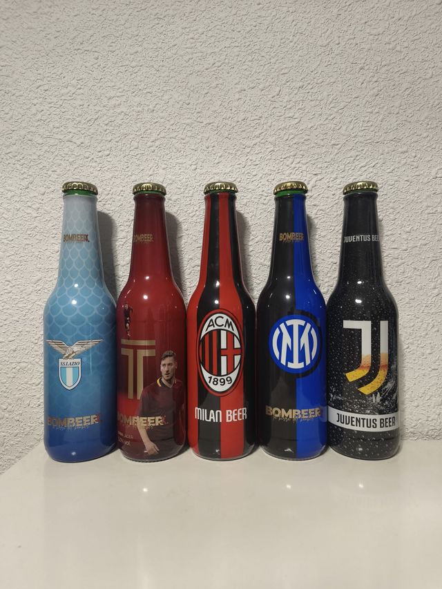 Botellas VACIAS Bombeer Serie A Fútbol