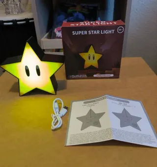 Luz Estrella Mario Bros Nintendo