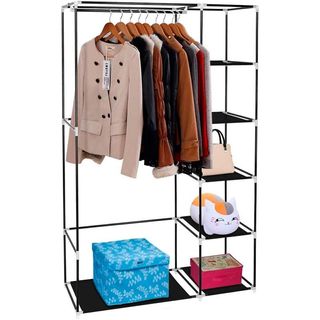 Armario Vestidor De Tela 170x110x45Cm Marrón NUEVO