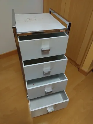 Carrito Duett 4 cajones ruedas