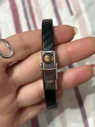 Pack de Pulsera Cruz y Jesús Marrón Plata y dorada