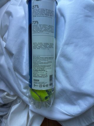 Pelotas de tenis y muñequera