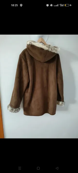 Abrigo de ante sintético winter coat