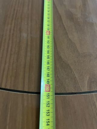 Mesa extensible con 6 sillas madera