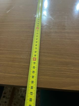 Mesa extensible con 6 sillas madera