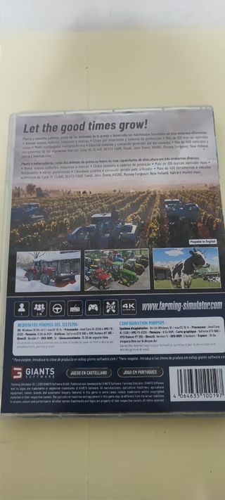Juego  Pure Farming 2018 y  FARMING SIMULATOR 2022