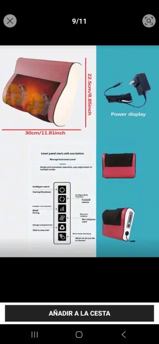 Almohada Masajeadora