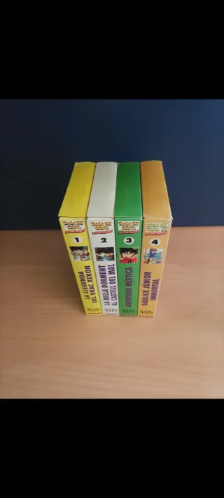Colección VHS Bola de Drac Pak 4 película(Catalán)