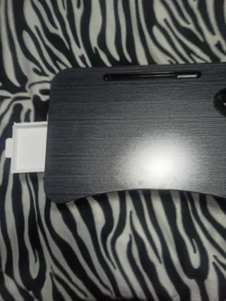Mesa portátil plegable madera y plástico