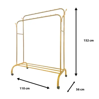 Perchero Burro Premium Maxi 152x110 Dorado NUEVO