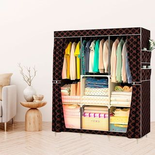 Armario Negro Vestidor Bolsillos 158x106x45 NUEVO!