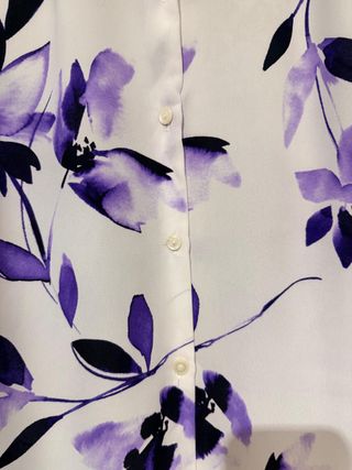 Blusa Roman floral sin mangas talla 16