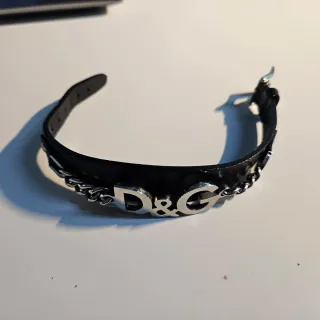 Pulsera Dolce & Gabbana Original - Cuero y Acero