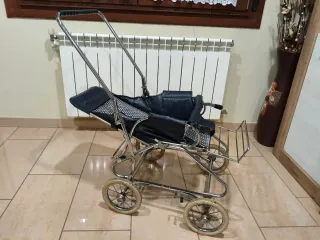 Carrito bebé clásico Arrué azul marino
