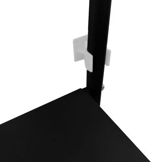 Estantería De Baño WC 3 Baldas 163x68 Negro NUEVO