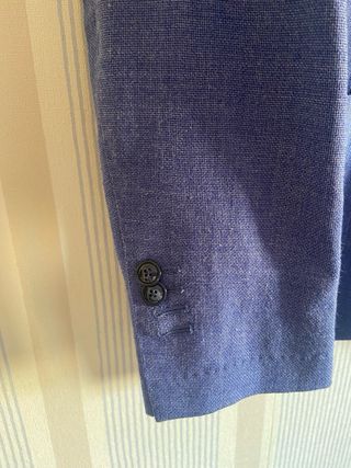 Americana azul hombre