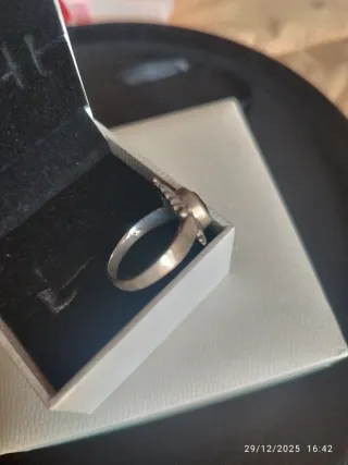 Anillo Plata con Piedra Morada