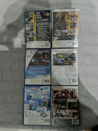 Lote 6 Juegos PS2: Italian Job, Spiderman, GT4, Ha