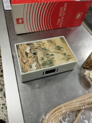 Timbre neumático antiguo de caucho.No es eléctrico