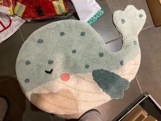 Alfombra Zara Kids Ballena Nueva