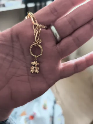 Collar Tous Oso Dorado