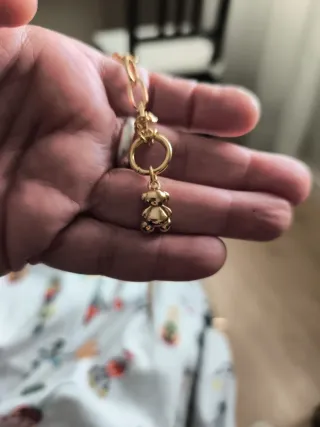 Collar Tous Oso Dorado