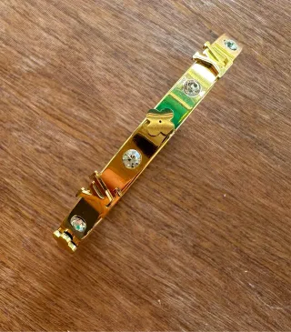Pulsera Louis Vuitton Acero Inoxidable Dorada