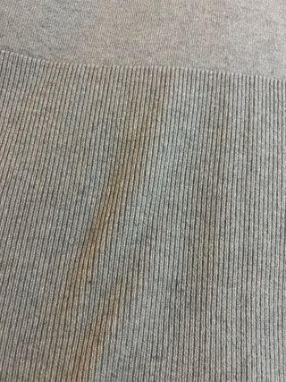 Cardigan grigio taglia M con maglia sotto