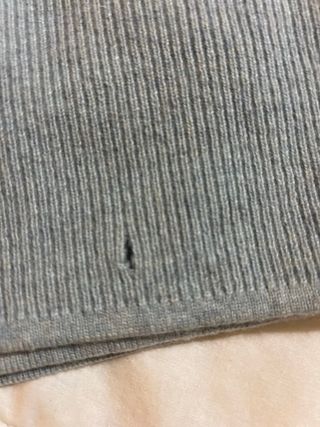 Cardigan grigio taglia M con maglia sotto