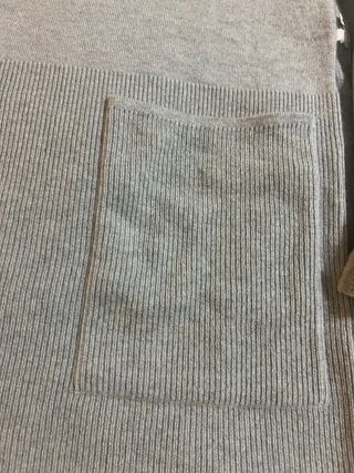 Cardigan grigio taglia M con maglia sotto