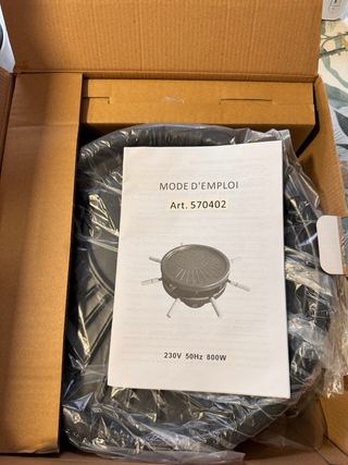 Barbacoa mesa, Sartén Grill Multifunción