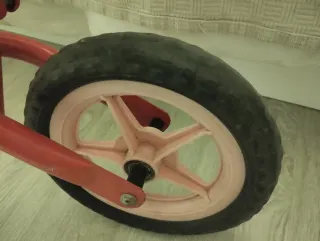 Bici de aprendizaje rosa