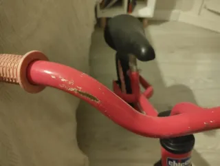 Bici de aprendizaje rosa