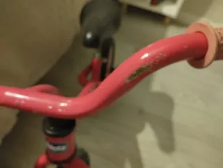 Bici de aprendizaje rosa