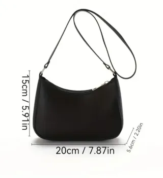 Bolso elegante negro estilo Zara
