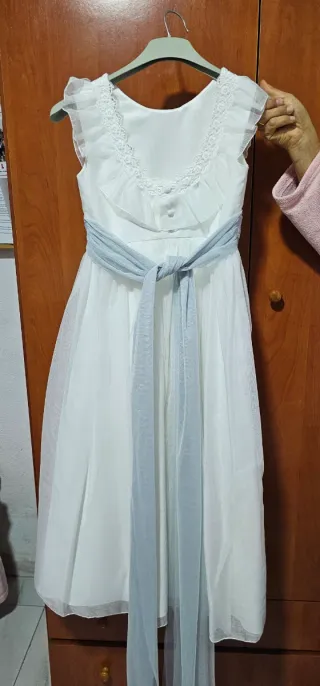 Vestido Comunión Coconut 2025 Blanco talla 110.