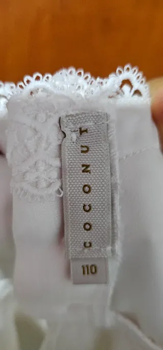 Vestido Comunión Coconut 2025 Blanco talla 110.