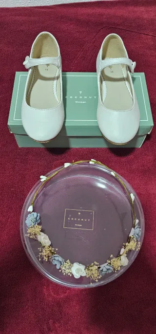 Vestido Comunión Coconut 2025 Blanco talla 110.