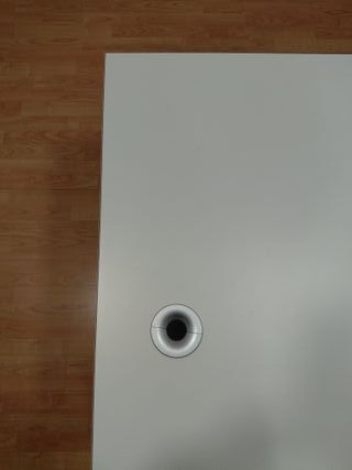 Mesa de despacho moderna blanca