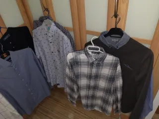 Lote 7 Camisas, 2 polos y 1 jersey. S M