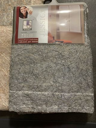 4 Tende 60x240 cm (2 Oro, 2 Argento)