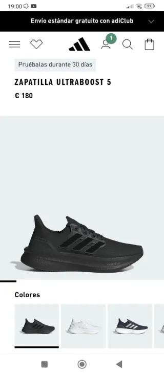 Adidas Ultraboost Zapatillas Grises y Plateadas