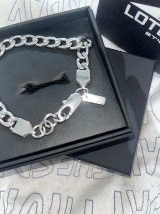 Pulsera Lotus Style Plata Hombre