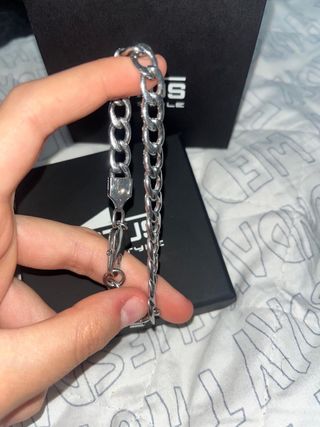 Pulsera Lotus Style Plata Hombre