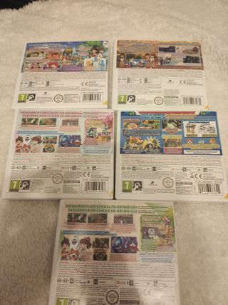 Lote 5 Juegos Nintendo 3DS Yo-kai Watch